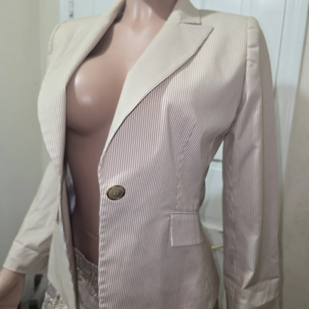Stylish Cream Blazer for Women